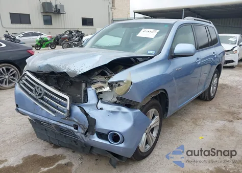 2008 Toyota Highlander Sport z USA, uszkodzony, nr VIN JTEDS43A982008200